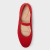 Women's Shiloh Knit Mary Jane Flats - A New Day™ Black - 3 of 4