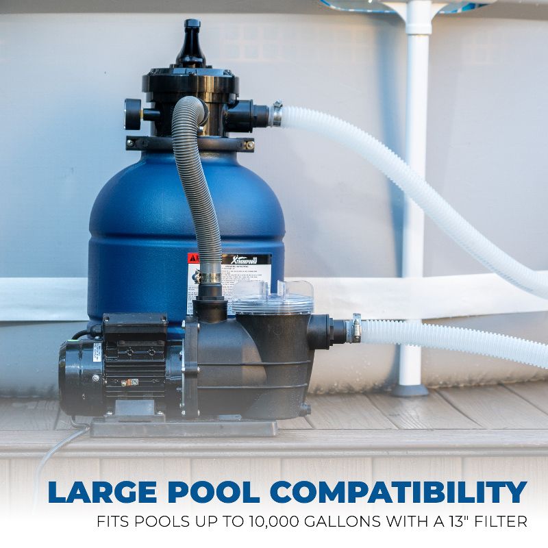 XtremepowerUS 13" Sand Filter with 3/4HP Water Pump Above Ground Swimming Pool, 2 of 7