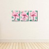 Big Dot of Happiness Pink Flamingo - Kids Bathroom Rules Wall Art - 7.5 x 10 inches - Set of 3 Signs - Wash, Brush, Flush - image 3 of 4