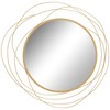 Kumasinova Round Wall Mirror with Metal Frame,Metal Wall Art Modern Mirror for Home Decor,Decorative Mirror for Living Room,Bedroom - 2 of 4