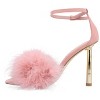 Journee Collection Womens Odete Mid Heel Open Toe Pumps - 2 of 4