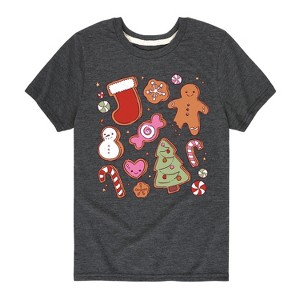 Boys' - Instant Message - Kawaii Christmas Treats Short Sleeve Graphic T-Shirt - 1 of 4