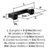 Amerock Hybridize 3 Inch Center-to-Center Pull for Cabinets, Drawers, and Furniture - 4 of 4