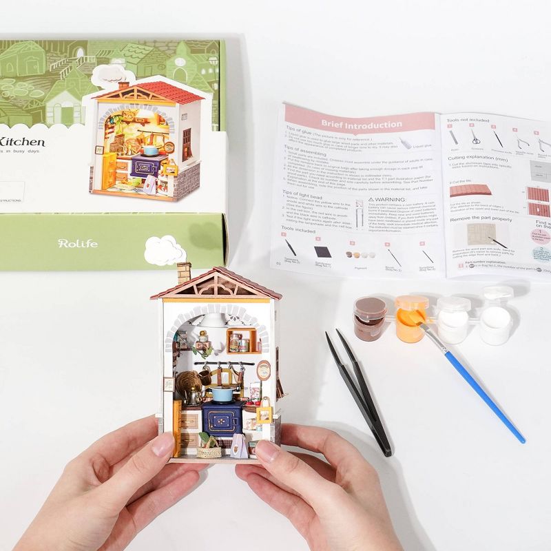 Flavor Kitchen DIY Miniature House Kit - Hands Craft, 4 of 6