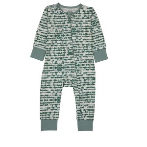 Hanes Pure Comfort Baby Long Sleeve Footless Sleep N' Play, Organic Cotton, Boys & Girls - 1 of 4
