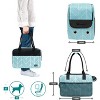 PetAmi Dog Purse Carrier, Airline Approved Soft Sided Pet Carrying Bag Pockets, Ventilated Puppy Cat Travel Carry Tote, Fleece Bed - 2 of 4
