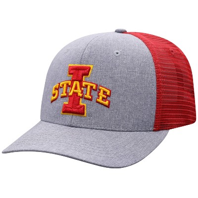 NCAA Iowa State Cyclones Men's Gray Chambray with Hard Mesh Snapback Hat