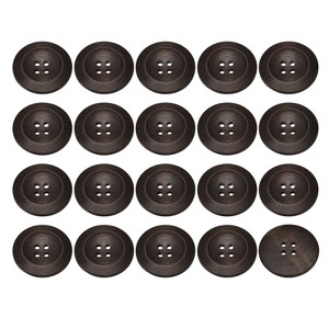 Unique Bargains Wooden DIY Craft Clothing Sewing Buttons 50 Pcs - 1 of 4