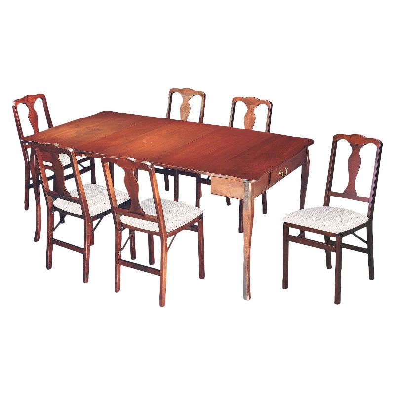 3 in 1 Expanding Table Cherry - Stakmore, 4 of 5