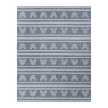 Mickey Mouse Stripes Outdoor Rug