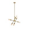 Elegant Lighting Axel 6 Lights Brass Pendant - 4 of 4