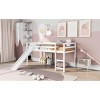 Streamdale Loft Bed with Slide, Multifunctional Design, Twin (White) - 3 of 4