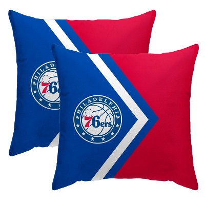 NBA Philadelphia 76ers Side Arrow Poly Span Throw Pillow - 2pk