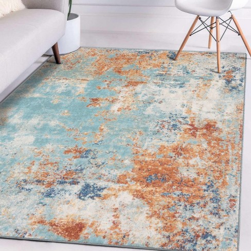 Luxe Weavers Contemporary Abstract Gray 4x5 Area Rug : Target