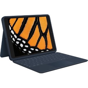 Logitech Rugged Combo 3 Rugged Keyboard/Cover Case Apple iPad (8th Generation), iPad (7th Generation) Tablet - Blue - 1 of 4