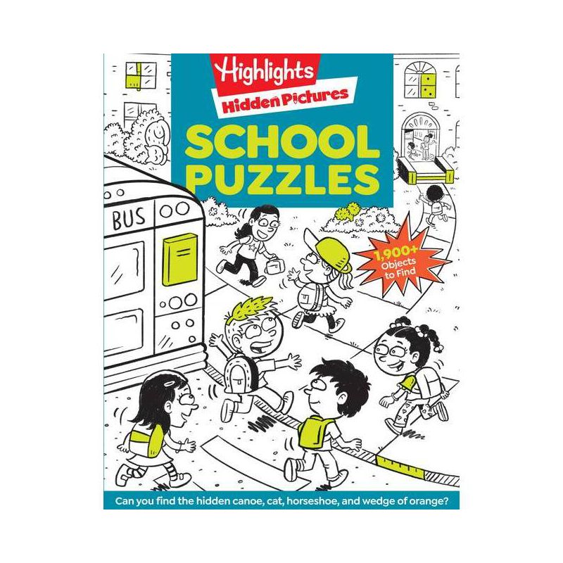 School Puzzles - (Highlights Hidden Pictures) (Paperback), 1 of 2
