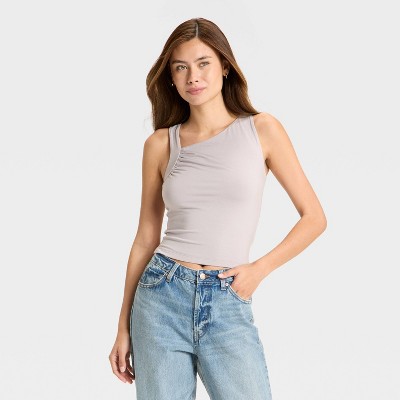 Women's Asymmetrical Hem Tank Top - Wild Fable™