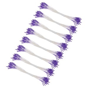 Unique Bargains Artificial Durable Bright UV-resistant Floral Picks Flower Stamens Pistil 200 Pcs - 1 of 4