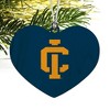 Ithaca College Secondary Logo Heart Love Wood Christmas Tree Holiday Ornament - 2 of 3