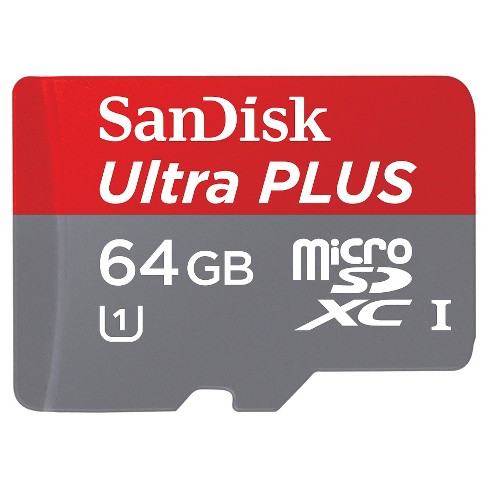 Overweldigend Verbonden biografie Sandisk Ultra Plus 64gb Microsd Memory Card : Target