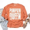 Simply Sage Market Pumpkin Queen Distressed Garment Dyed Long Sleeve - 3 of 4