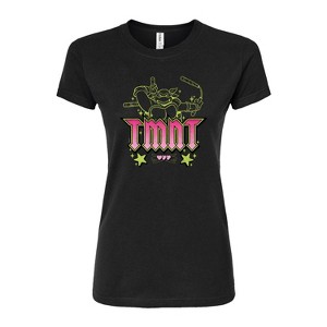 Women's - Teenage Mutant Ninja Turtles - Y2k Fitted Graphic T-Shirt - 1 of 3