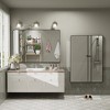 Apmir 30 in. W x 44 in. H Rectangular Aluminum Alloy Framed and Tempered Glass Wall Mirror in Matte Black - 2 of 4