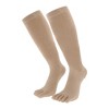 Unique Bargains Women's High Yoga Five Toe Socks 1 Pair - 3 of 4