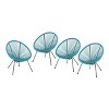 Christopher Knight Home Anson Outdoor Hammock Weave Chairs (Set of 4) - 2 of 4