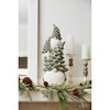 Stone Holiday Gnome Stack with Pine Tree Hat 23.25"H - 3 of 3