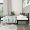 MAYEERTY 14"H Twin Size Bed Frames Metal Platform Bed No Box Spring Needed£¬Under Bed Storage, Black - 4 of 4