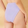 Women's Pucker Textured High Waist Extra High Leg Extra Cheeky Bikini Bottom - Wild Fable™ - 2 of 4