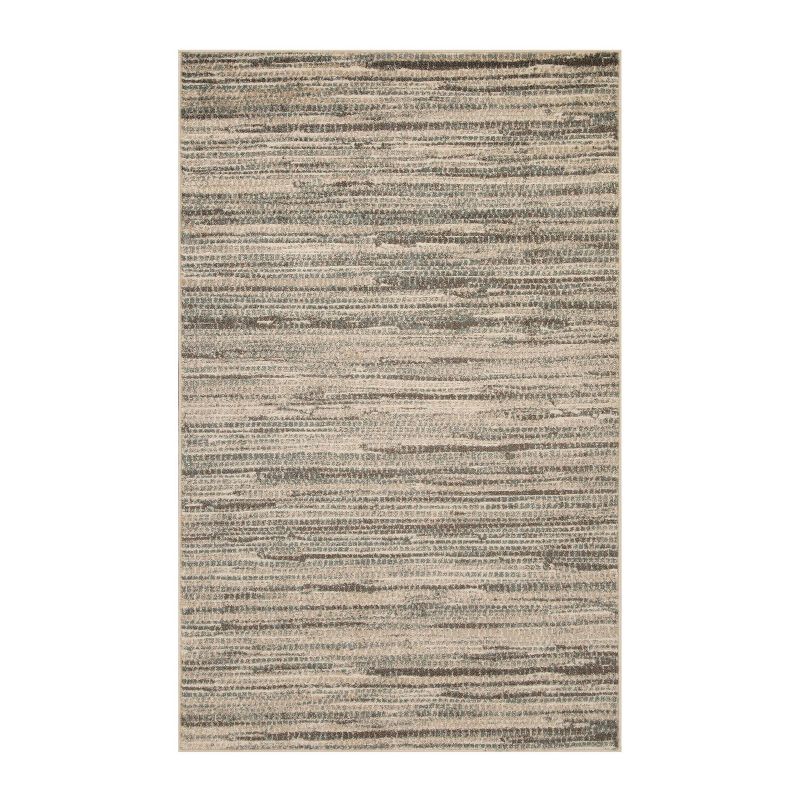Abstract Modern Lines Indoor Runner or Area Rug by Blue Nile Mills, 1 of 7