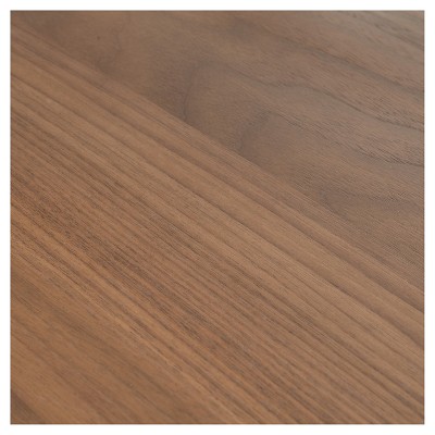 Walnut Mid-Century Modern Rectangular Wood Dining Table