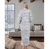 ADR Women's Zip Up Robe Fleece Soft Warm Plush Oversized Zipper Bathrobe - 3 of 3