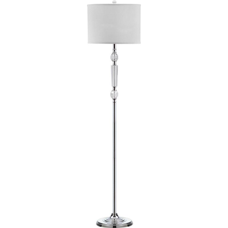 Fairmont Floor Lamp - Clear/Chrome - Safavieh, 1 of 6