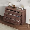 homfan 6 Dresser for Bedroom, 47" Wide Drawer Dresser with Storage Freestanding, Wooden Closet Storage Chest for Living Room, Bedroom, Entryway - 3 of 4