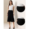 INSPIRE CHIC Women's Office Work Bodycon Fishtail Midi Skirts - 2 of 4