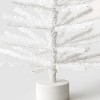 24" Unlit Tinsel Mini Artificial Christmas Tree White - Wondershop™ - 3 of 3