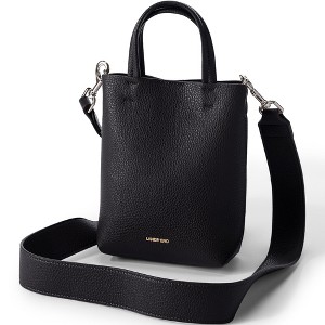 Lands' End Women's Faux Leather Crossbody Bag - 1 of 4