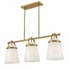 Lark Tori 1 - Light Chandelier in  Lacquered Brass - 4 of 4