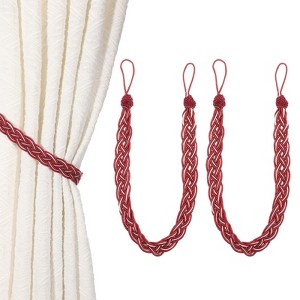 Unique Bargains Braided Polyester Elegant Design Durable Curtain Tiebacks - 1 of 4