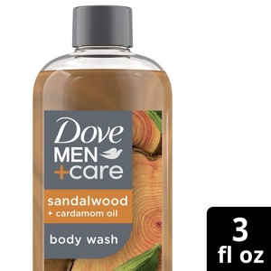 Dove Men+Care Body Wash - Trial Size - Sandalwood Naturals - 3oz