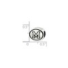 Black Bow Jewelry Sterling Silver University of Memphis Collegiate Bead Charm - 3 of 4