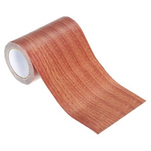 Unique Bargains Self-Adhesive Realistic Patch Wood Grain Repair Tape - 1 of 4