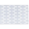PAGED Privacy Screen Modern Metal Fence Partition Panel with Rectangular Pattern for Balcony Garden Room Divider, 76" H×48" W - 3 of 4