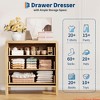 Bedroom 3/5 Drawer Dresser for Bedroom, Chest of Drawers, Closet Dresser Storage Cabinet Organizer - 3 of 4