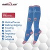 Bison Life Over The Calf Graduated Compression Socks for Women, Anti-Fatigue - 4 Pairs - 2 of 3