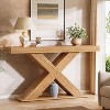 Lantine 55-Inch Console Table, Narrow Farmhouse Entryway Table with X-Shaped Base for Entrance, Hallway, Foyer, Living Room - 3 of 4