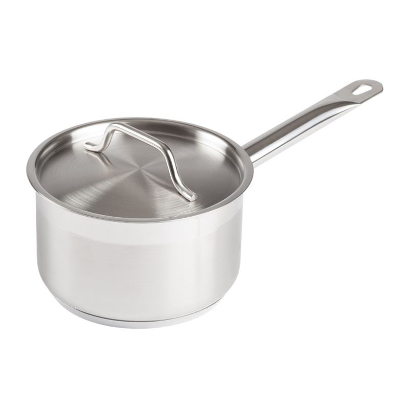 Winco Stainless Steel Sauce Pan 2 qt w/ Cover [SSSP-2], 1 of 3
